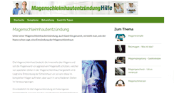Desktop Screenshot of magenschleimhautentzuendungen.com