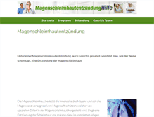 Tablet Screenshot of magenschleimhautentzuendungen.com